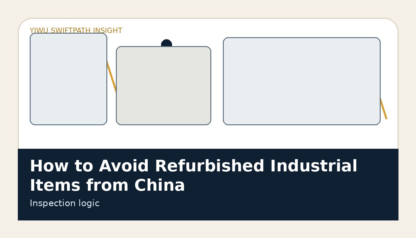How to Avoid Refurbished Industrial Items from China image 2