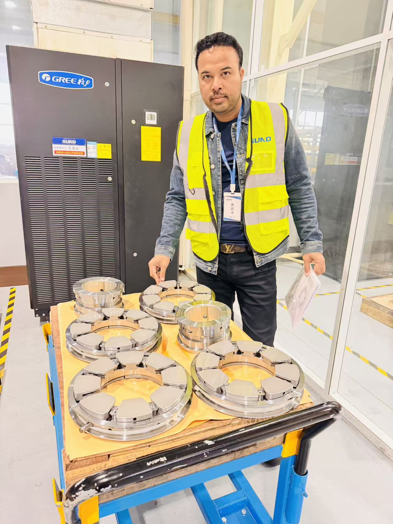 Direct manufacturer bearing review with SUND team for power plant radial and thrust bearing procurement