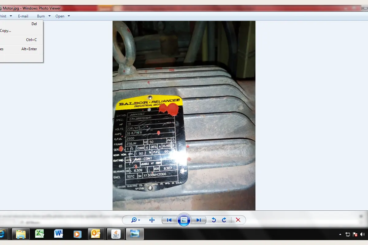 ITEM NO 3 AJAX COOLING for bearings, rotating equipment and mechanical spares, team-handled supply reference